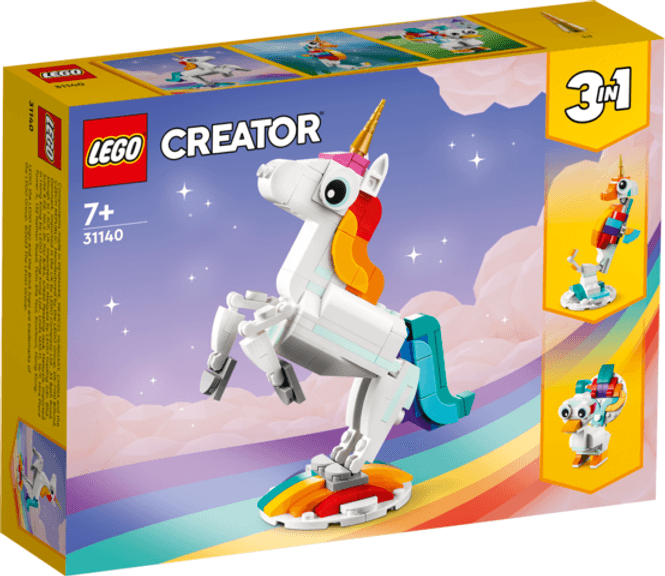 Hovedbilde LEGO® Creator 3-i-1 Magisk enhjørning - 145 deler