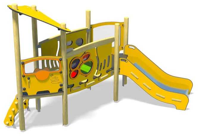 Hovedbilde Little Explorers Voyage - lekeapparat med sklie ...