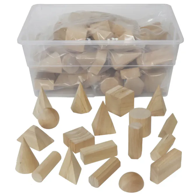 Hovedbilde Klassesett – Geometriske figurer i tre