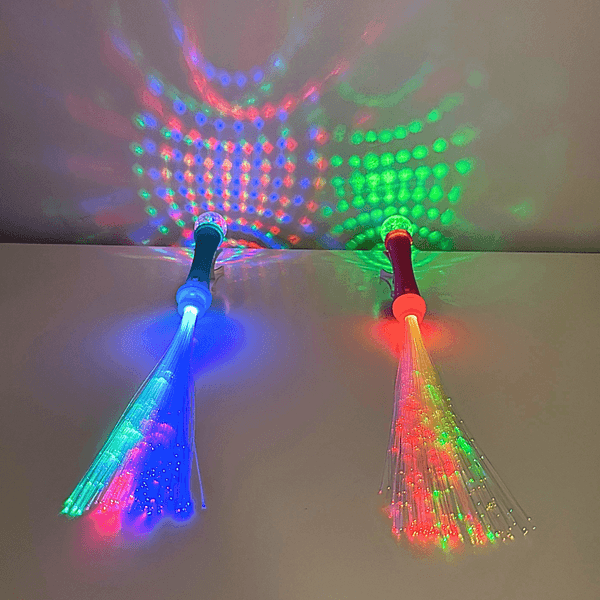 Fiberoptisk LED-stav – Fargerik sanseopplevelse (1 stk)
