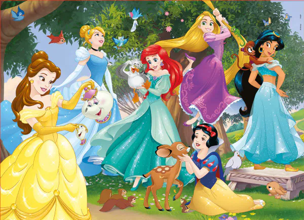 Educa Puslespill 100 – Disney Prinsesser (Tre)
