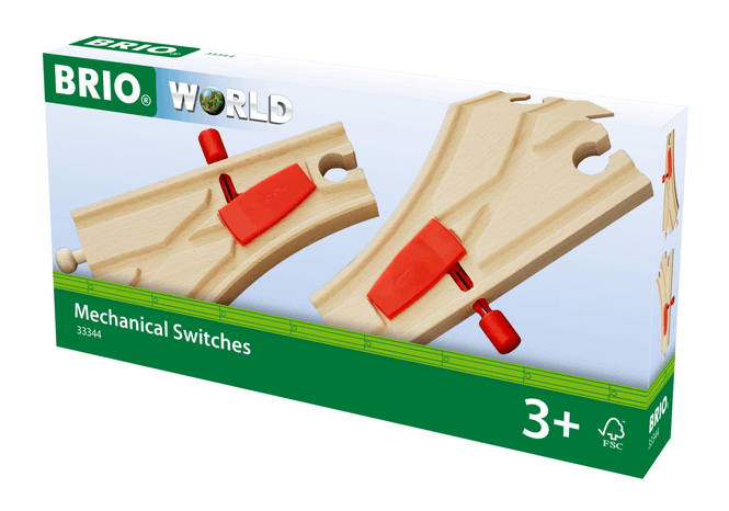 Hovedbilde BRIO® sporveksel m/pens - 144 mm, 2 deler
