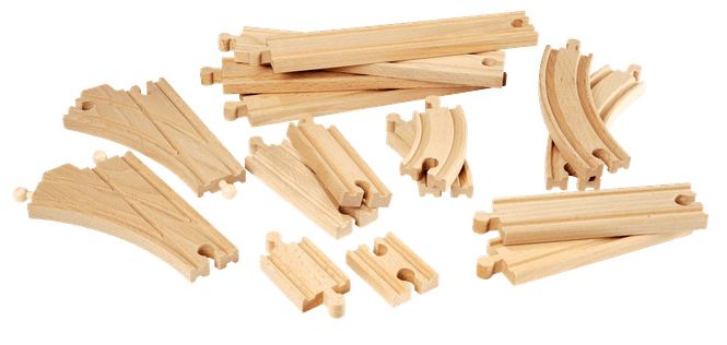 Hovedbilde BRIO® skinnesett - 16 deler