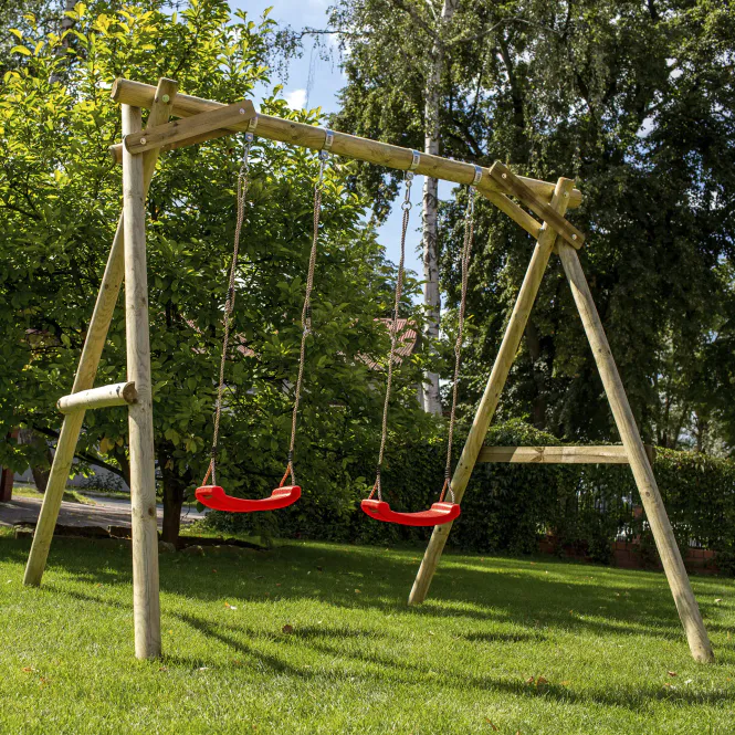 Hovedbilde Huskestativ med 2 husker – komplett ...