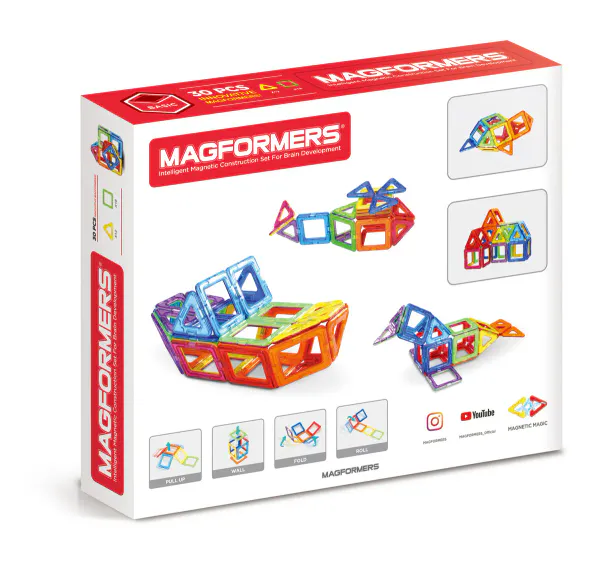 Magformers Byggesett – 30 stk