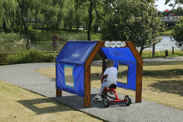 Vasketunnel for lekesykler