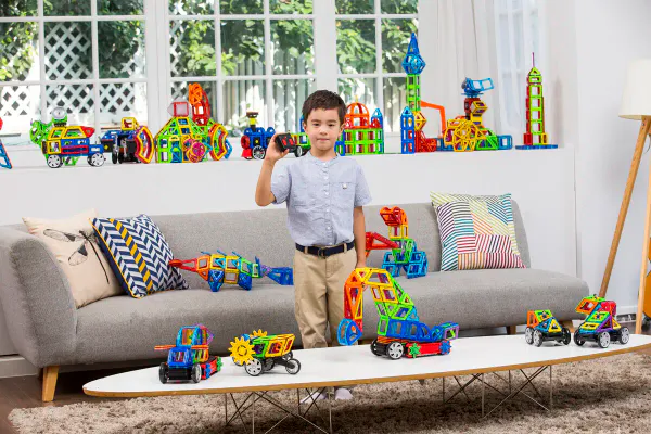 Magformers Transform Vehicle Byggesett – 17 stk