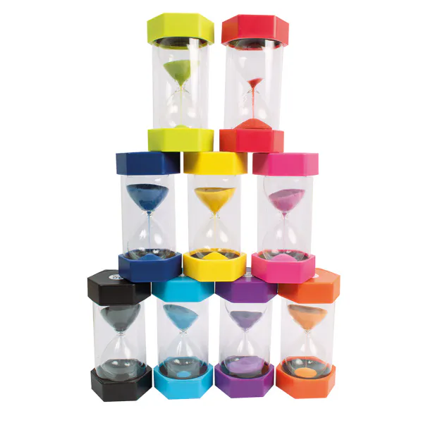 Fargerike timeglass