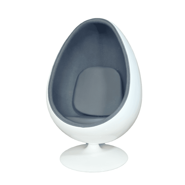 Svingstol (Egg Chair) – Grå, 136 cm