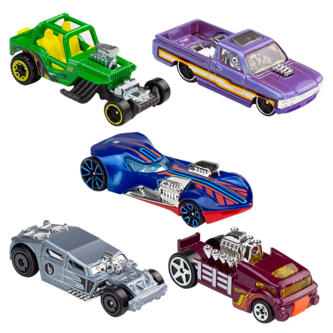 Hovedbilde Hot Wheels metallbiler - 5-pakning