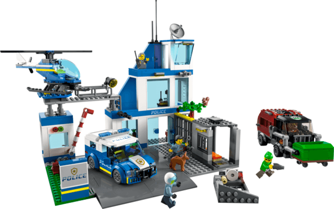 Hovedbilde LEGO® City Politistasjon - 668 deler