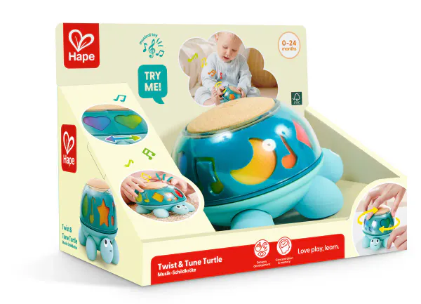 Hape Twist & Tune Musikalsk Skilpadde