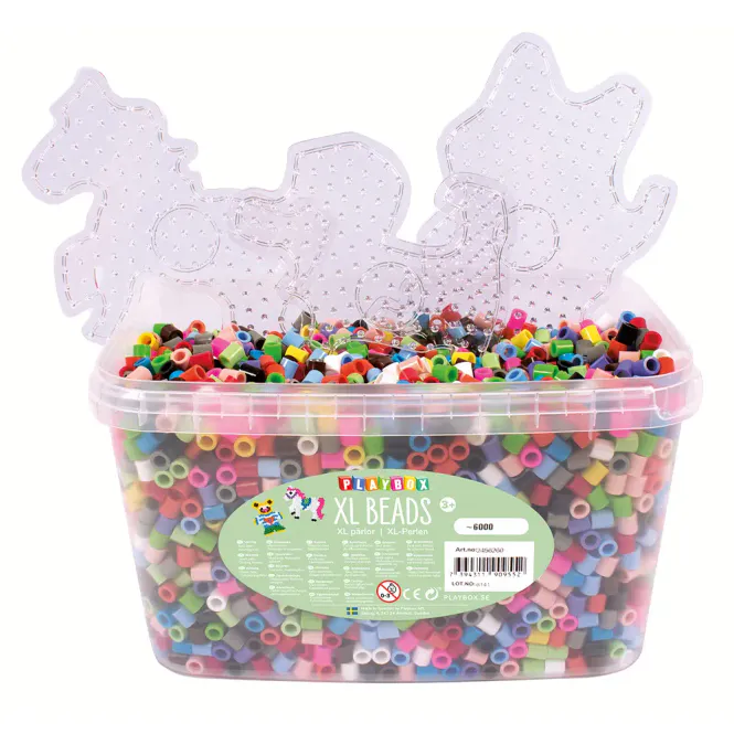 Hovedbilde XL strykeperlesett – 6000 perler i boks