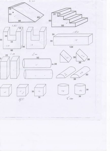 Store Skumfigurer, sett med 19 elementer