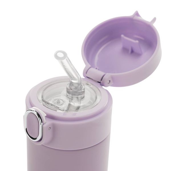 Drikkeflaske med sugerør - Lilla