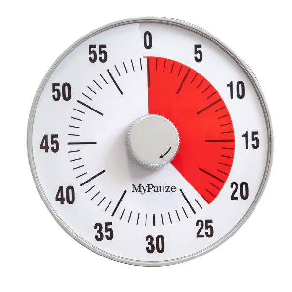 Timer Konsentrasjonsklokke, rund