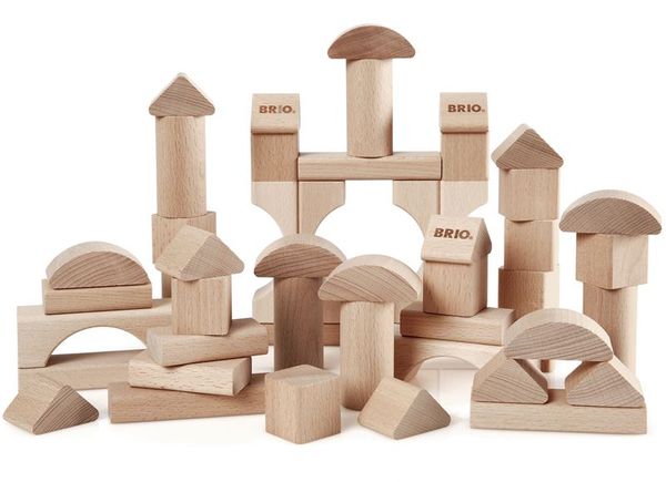 BRIO® byggeklosser i tre - 50 deler