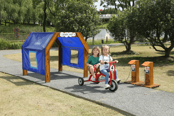 Vasketunnel for lekesykler