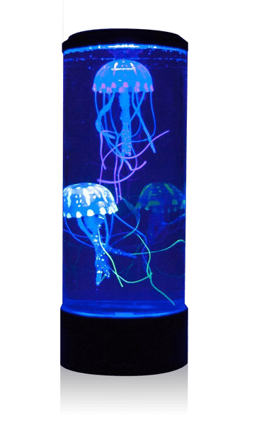 Rundt akvarium med maneter – svart (USB-drevet)