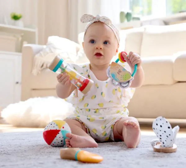 Hape 5-i-1 Baby Sanseleke-sett