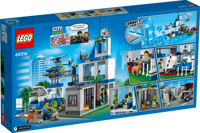 Hovedbilde LEGO® City Politistasjon - 668 deler
