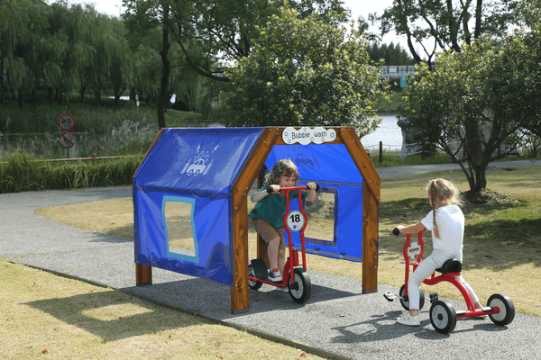 Vasketunnel for lekesykler