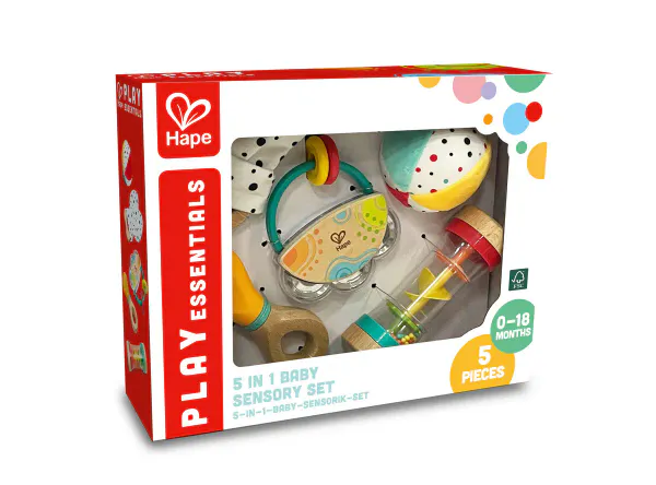 Hape 5-i-1 Baby Sanseleke-sett