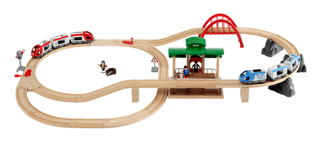 Hovedbilde BRIO® World Travel togbanesett - 42 deler