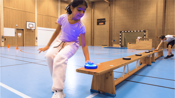 PUSH Puck – Sett med 4 lysende reaksjonspodder