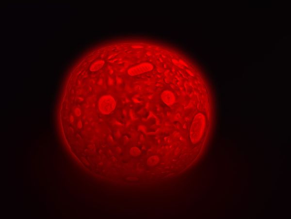 Fargeskiftende Månelampe med Fjernkontroll