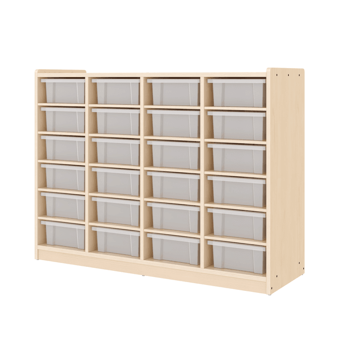 Hovedbilde Oppbevaringsreol med 24 rom – inkl. bokser