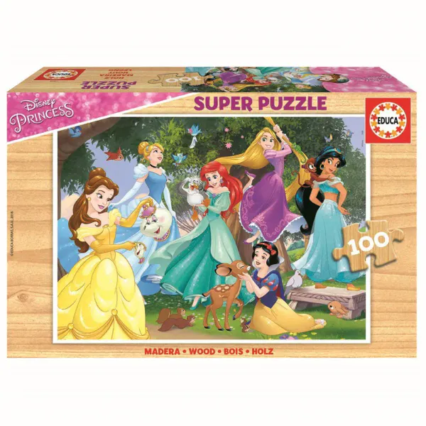 Educa Puslespill 100 – Disney Prinsesser (Tre)