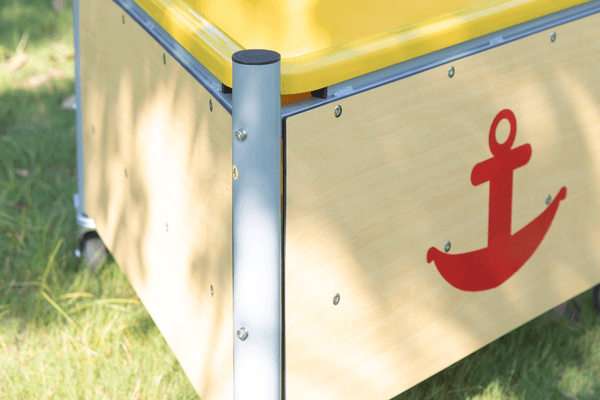 Mobil lekekasse – trekantet