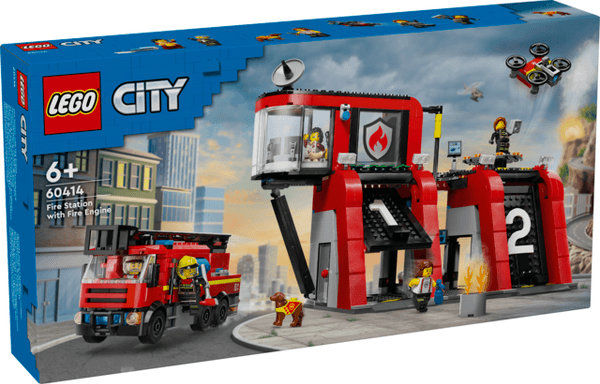 LEGO® City Brannstasjon med brannbil - 843 deler